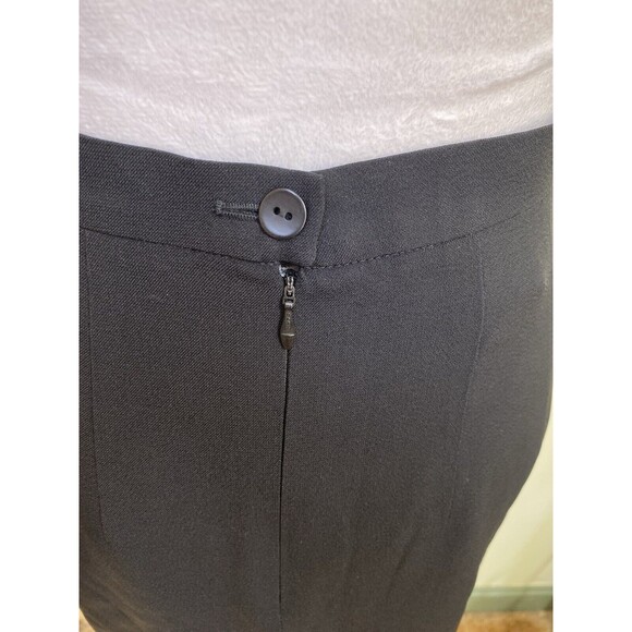 Vtg Mondi Gala Size 34 Lined Black Pencil Skirt Waist Career Minimalistic Preppy - Picture 8 of 8